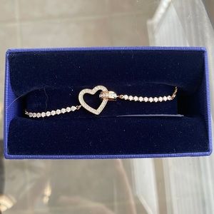 NEW Swarovski rose gold toned plated bracelet